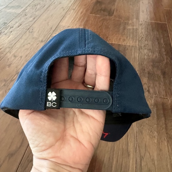 NWOT Black Clover Live Lucky Navy Adjustable Hat Cap American Flag - Picture 4 of 7